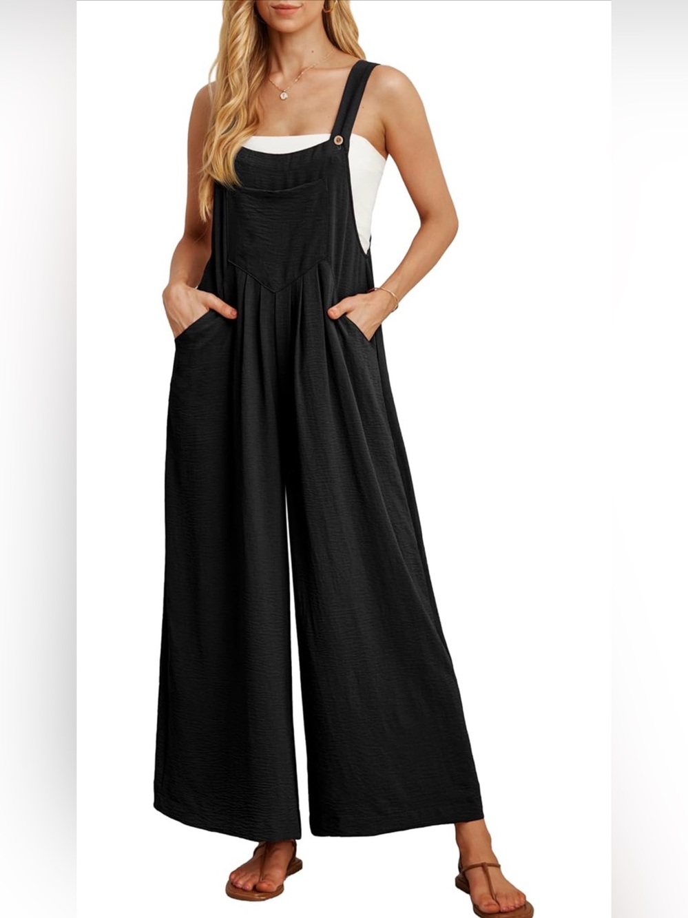 Black Wide-Leg Jumper small